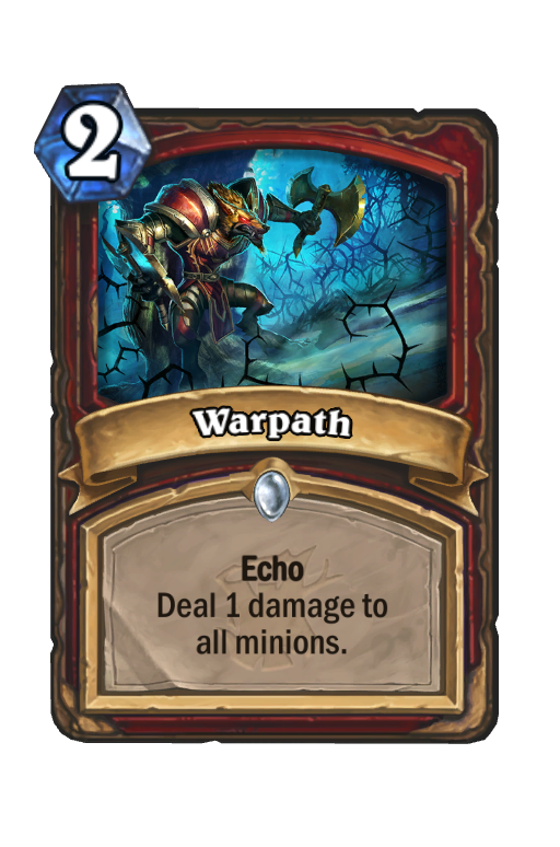 Warpath Hearthstone kártya