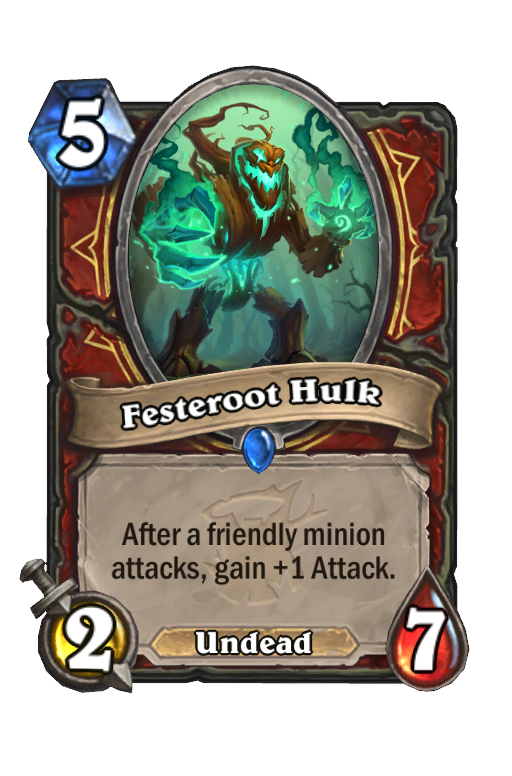Festeroot Hulk Hearthstone kártya