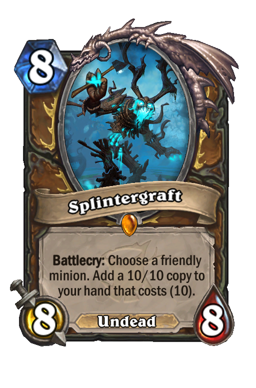 Splintergraft Hearthstone kártya