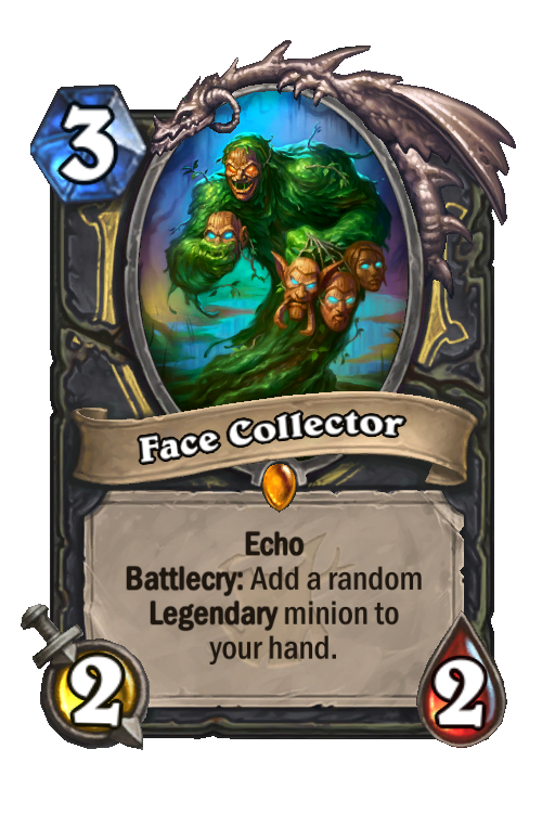 Face Collector Hearthstone kártya