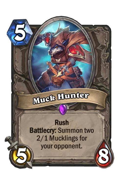 Muck Hunter Hearthstone kártya