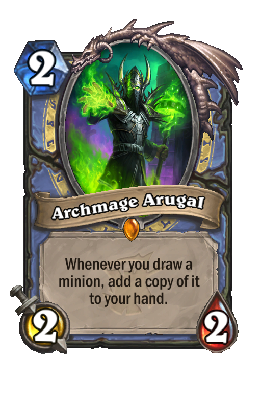 Archmage Arugal Hearthstone kártya