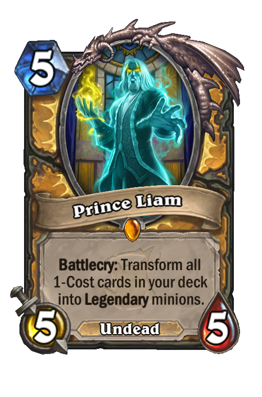 Prince Liam Hearthstone kártya