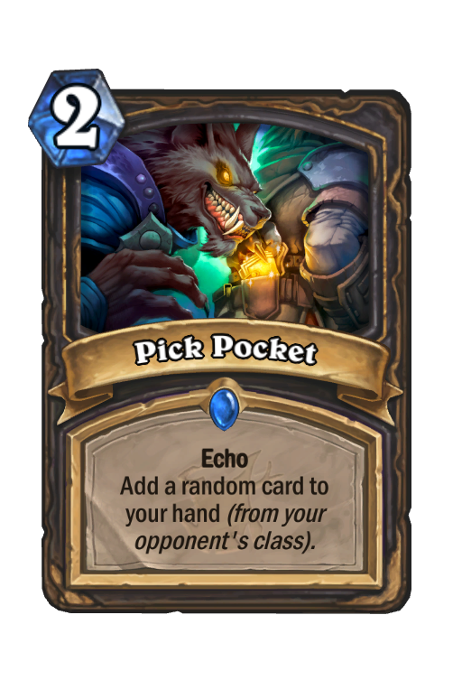 Pick Pocket Hearthstone kártya