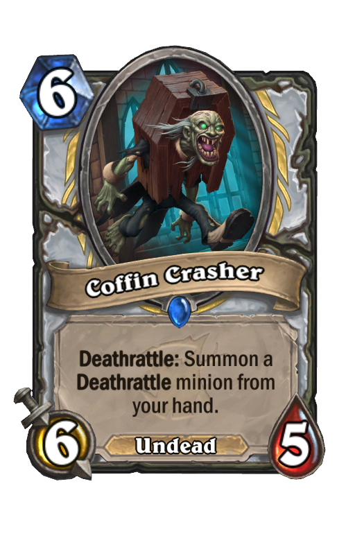 Coffin Crasher Hearthstone kártya
