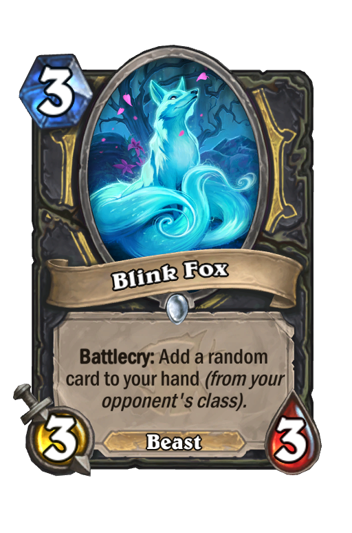 Blink Fox Hearthstone kártya