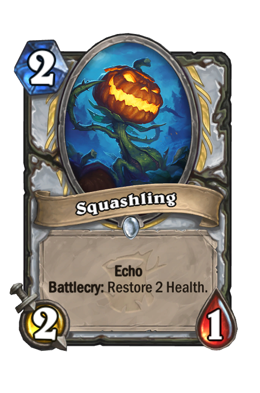 Squashling Hearthstone kártya