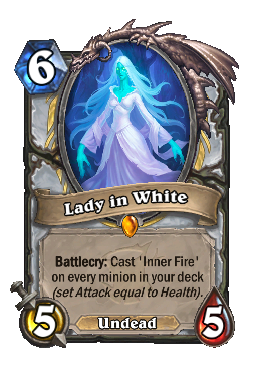 Lady in White Hearthstone kártya