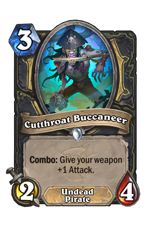 Cutthroat Buccaneer Hearthstone kártya