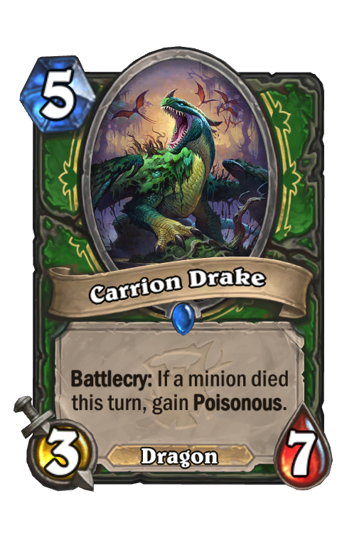 Carrion Drake Hearthstone kártya