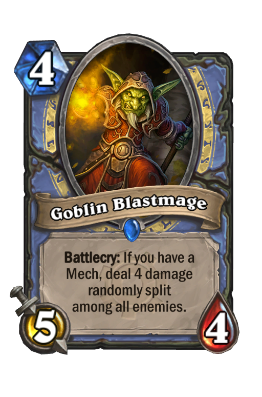 Goblin Blastmage Hearthstone kártya