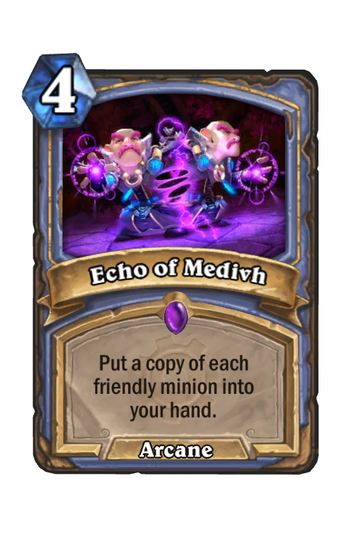 Echo of Medivh Hearthstone kártya