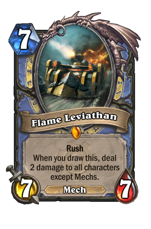 Flame Leviathan Hearthstone kártya