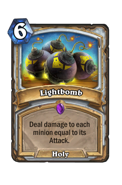 Lightbomb Hearthstone kártya