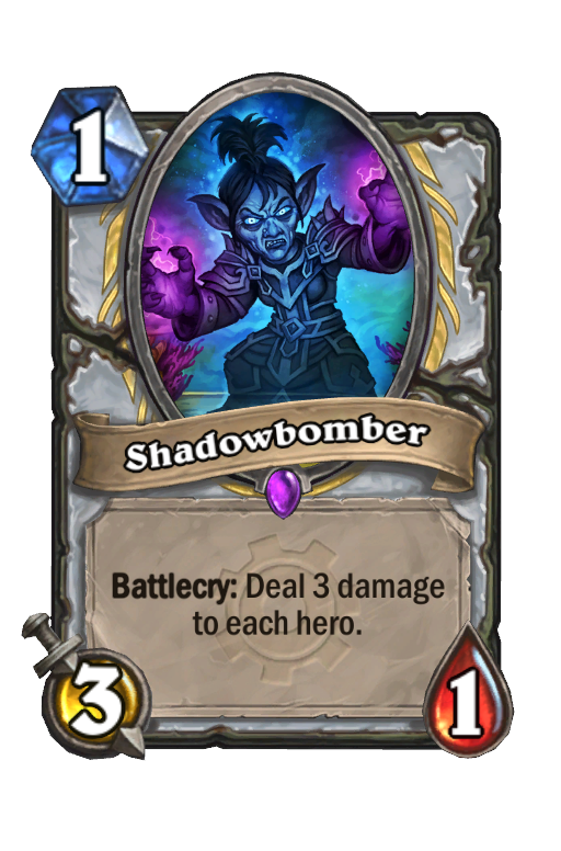 Shadowbomber Hearthstone kártya