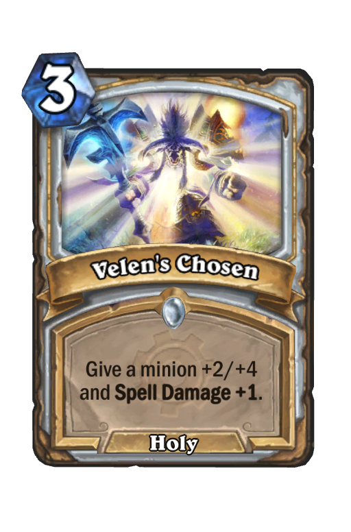 Velen's Chosen Hearthstone kártya