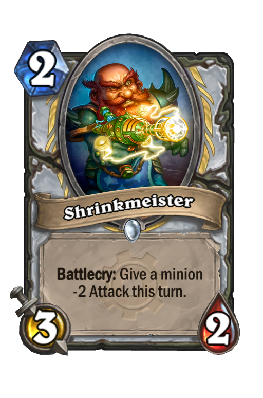 Shrinkmeister Hearthstone kártya