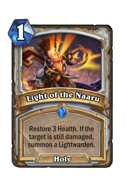 Light of the Naaru Hearthstone kártya