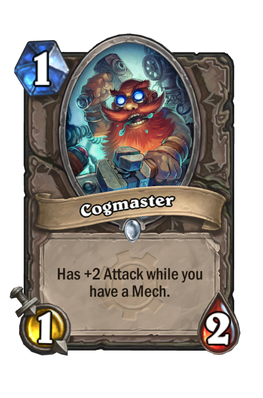 Cogmaster Hearthstone kártya
