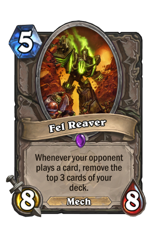 Fel Reaver Hearthstone kártya