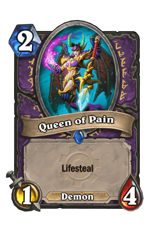 Queen of Pain Hearthstone kártya