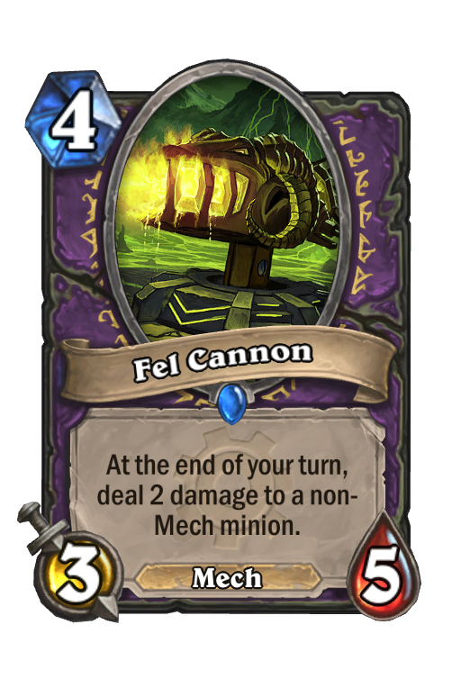 Fel Cannon Hearthstone kártya