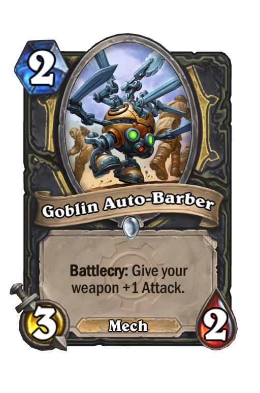 Goblin Auto-Barber Hearthstone kártya
