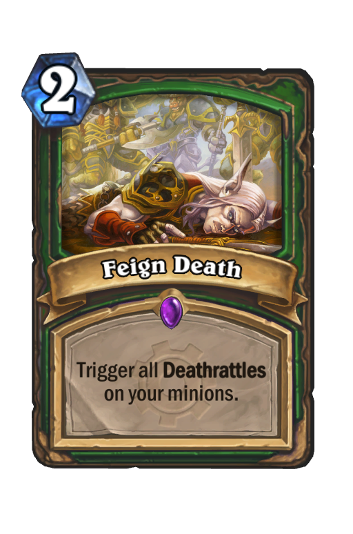 Feign Death Hearthstone kártya