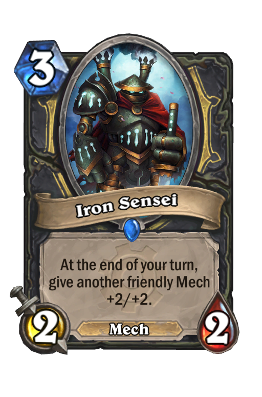 Iron Sensei Hearthstone kártya