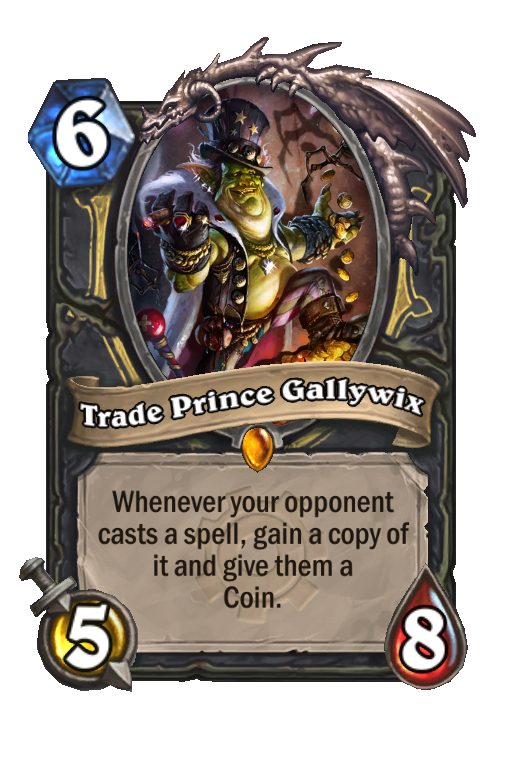 trade prince gallywix kártya hearthstone