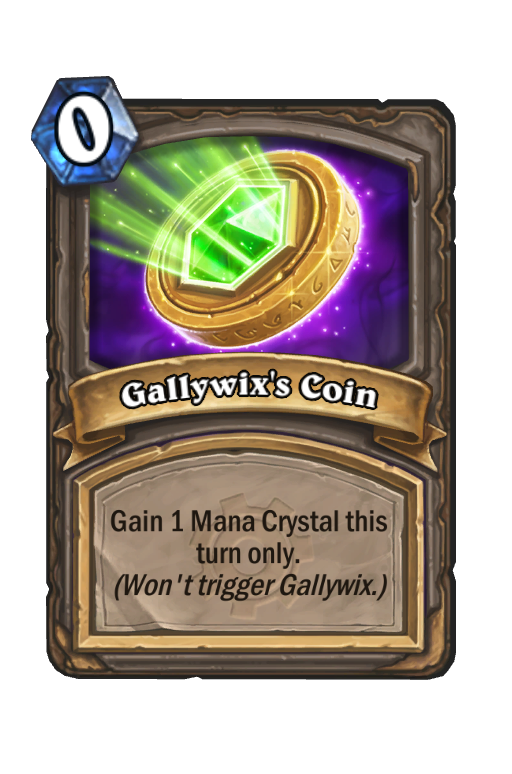 Gallywix' Coin Hearthstone kártya
