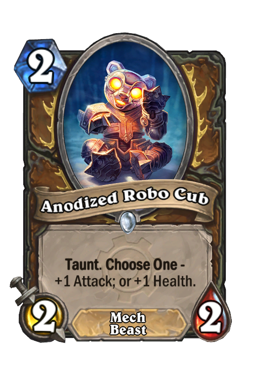 Anodized Robo Cub Hearthstone kártya