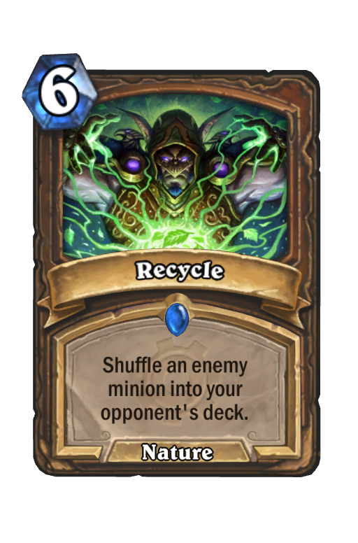 Recycle Hearthstone kártya