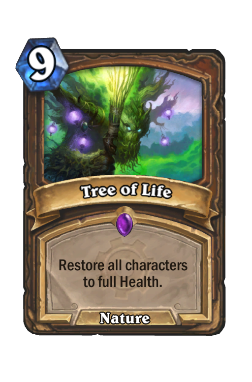 Tree of Life Hearthstone kártya