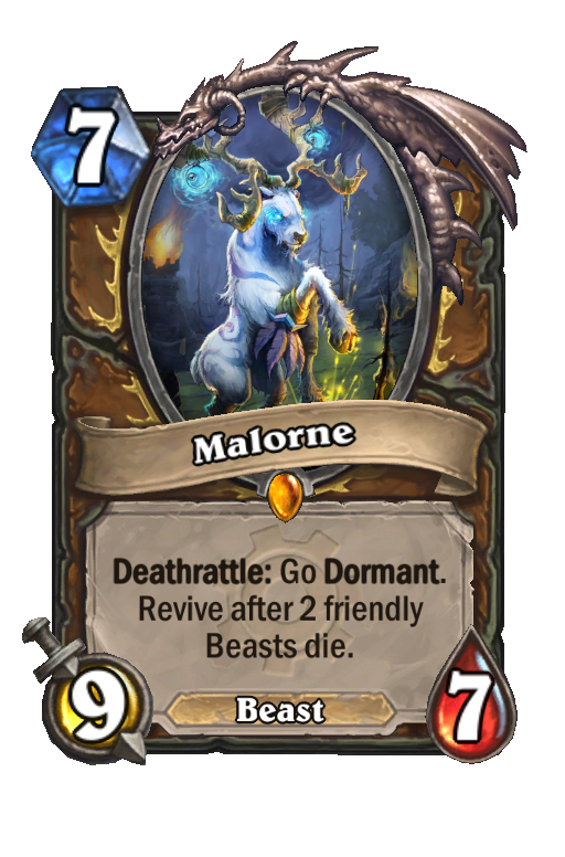 Malorne Hearthstone kártya