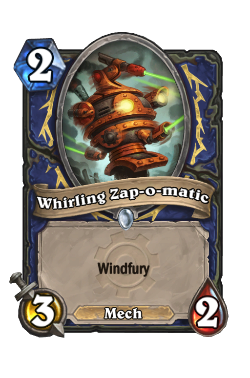 Whirling Zap-o-matic Hearthstone kártya