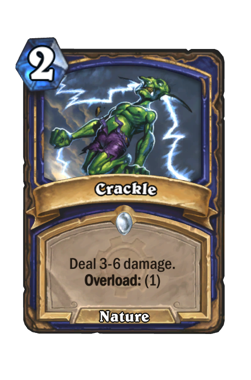 Crackle Hearthstone kártya