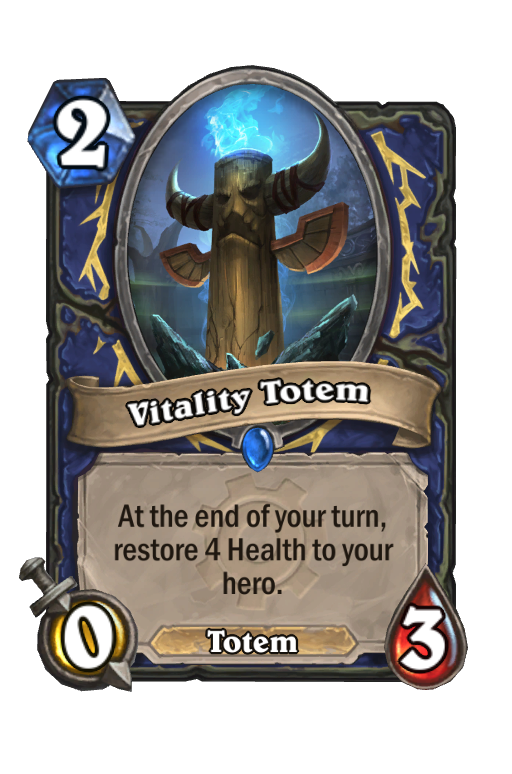 Vitality Totem Hearthstone kártya
