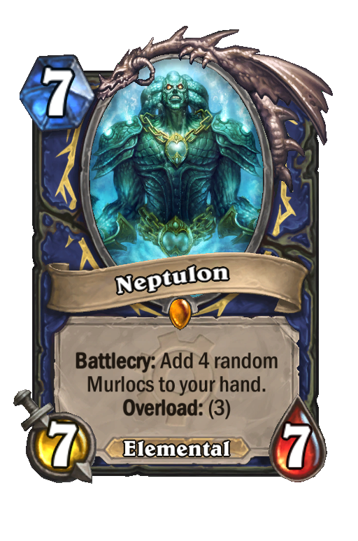 Neptulon Hearthstone kártya
