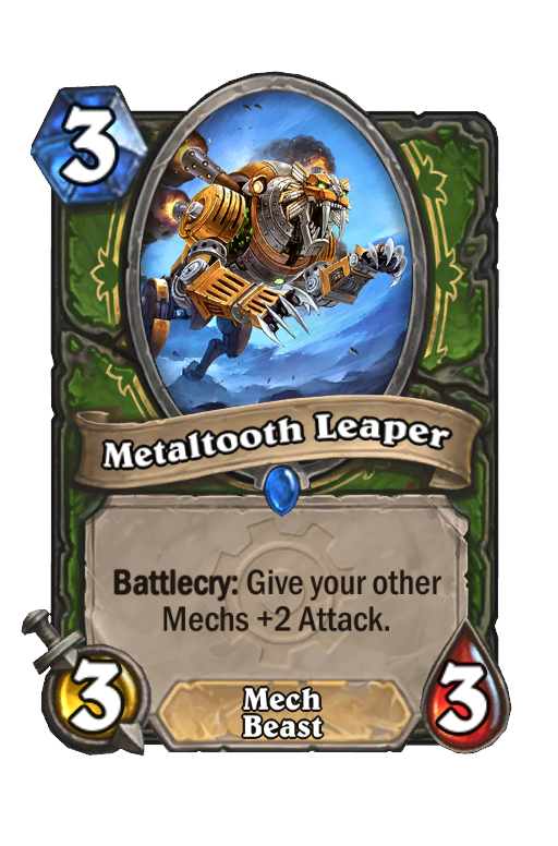 Metaltooth Leaper Hearthstone kártya