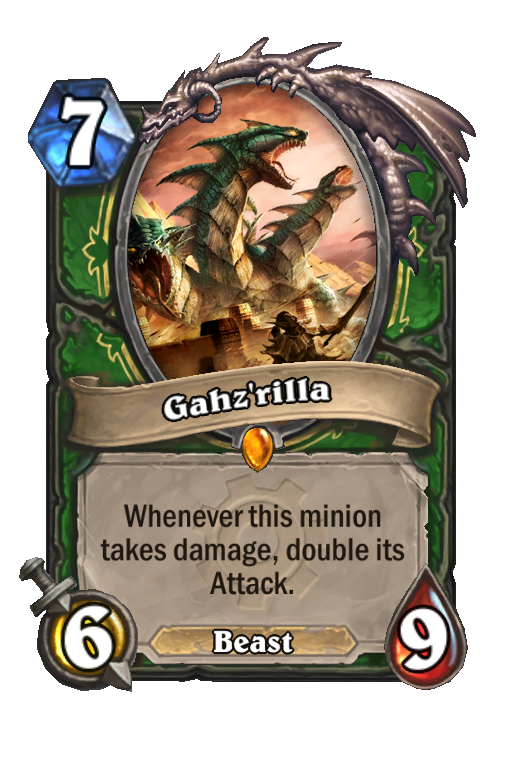 Gahz'rilla Hearthstone kártya