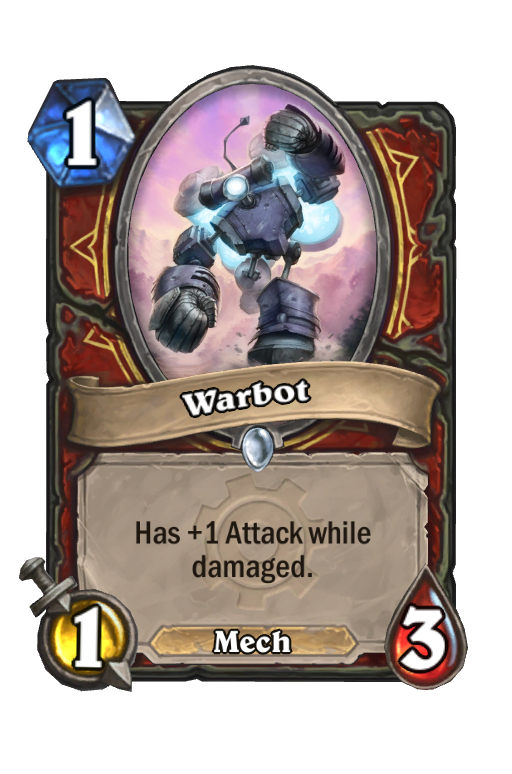 Warbot Hearthstone kártya