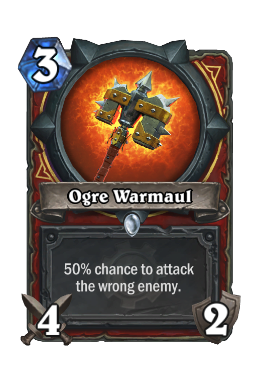 Ogre Warmaul Hearthstone kártya