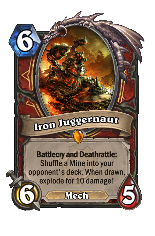 Iron Juggernaut Hearthstone kártya