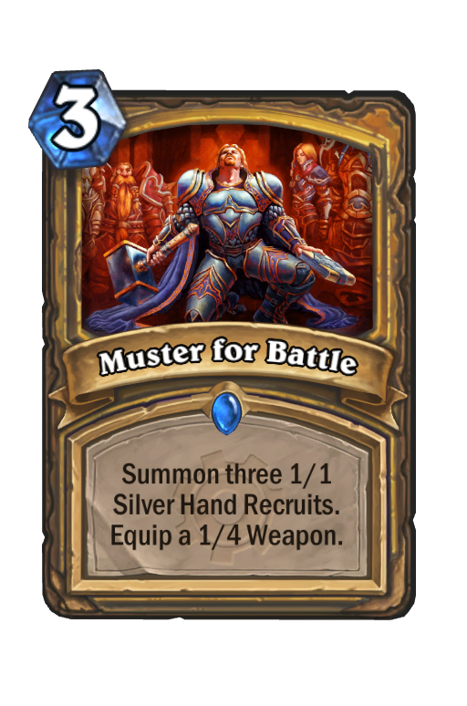 Muster for Battle Hearthstone kártya