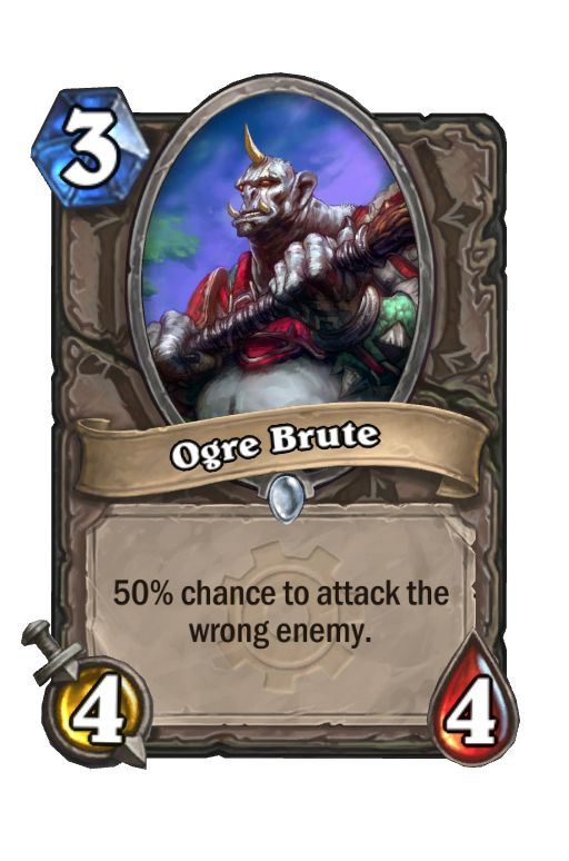 Ogre Brute Hearthstone kártya