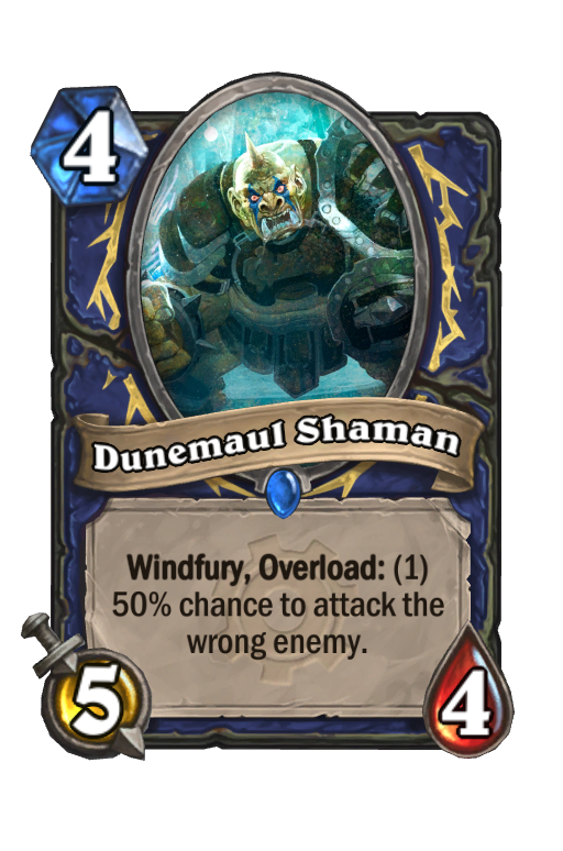 Dunemaul Shaman Hearthstone kártya