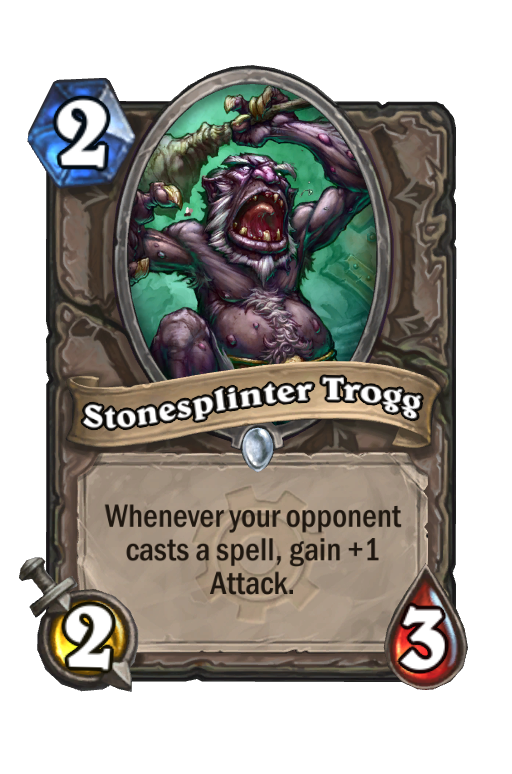 Stonesplinter Trogg Hearthstone kártya