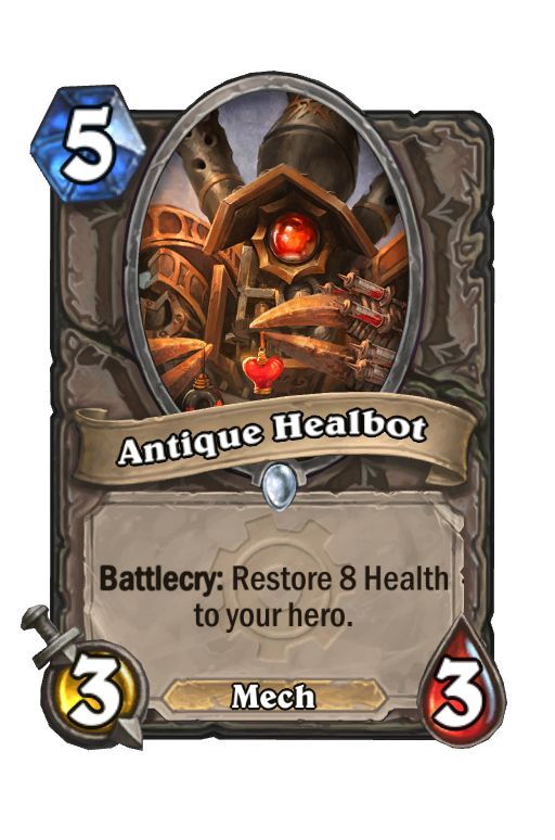 Antique Healbot Hearthstone kártya