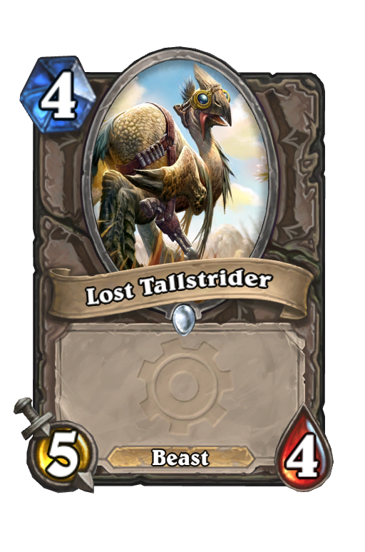 Lost Tallstrider Hearthstone kártya